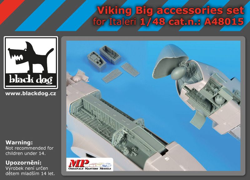 A48015 1/48 Viking big accessories set Blackdog