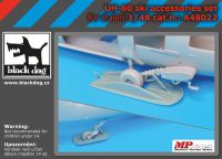 A48022 1/48 UH -60 ski accessories set Blackdog