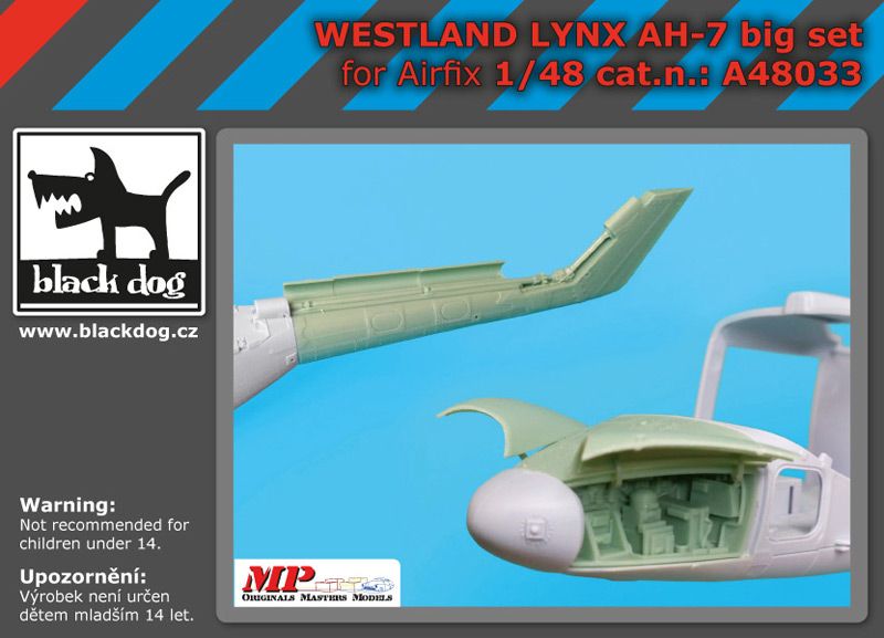 A48033 1/48 Westland Lynx AH 7 big set Blackdog
