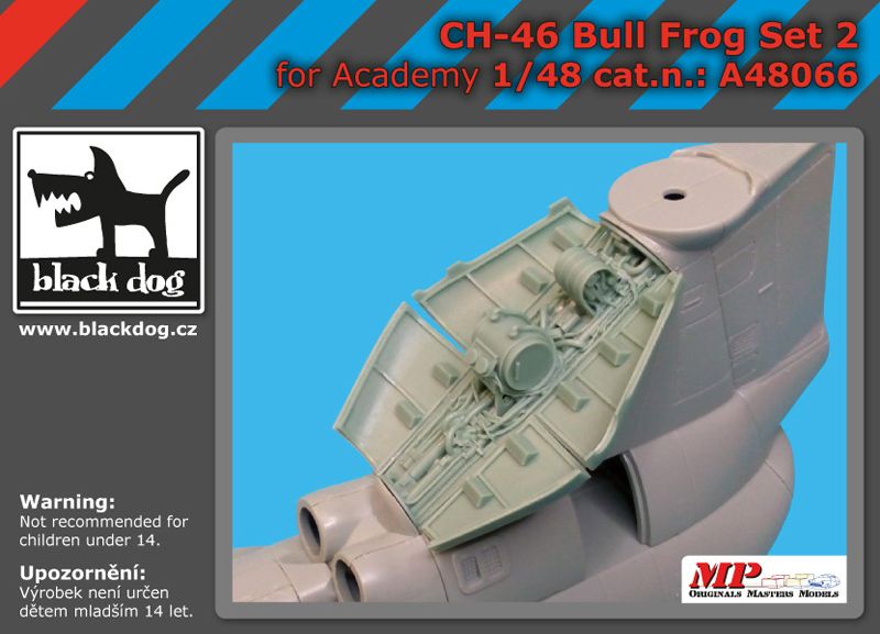 A48066 1/48 CH-46 Bull Frog set 2 Blackdog