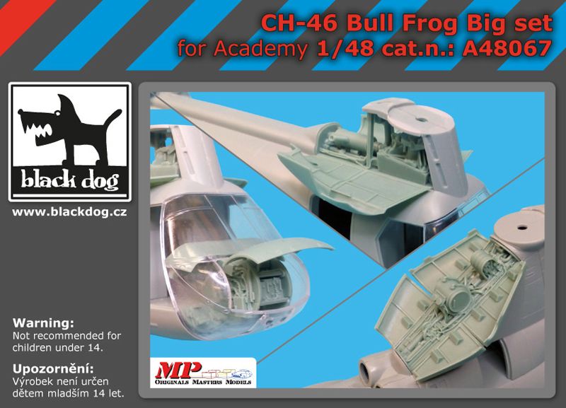 A48067 1/48 CH-46 Bull Frog big set Blackdog