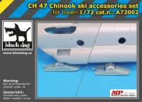 A7202 1/72 CH-47 Chinnok ski accessories set Blackdog