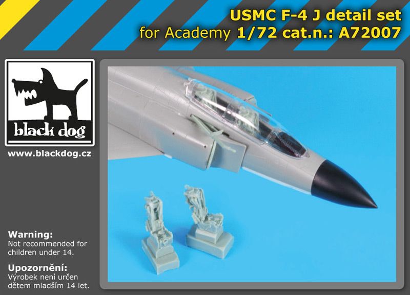 A7207 1/72 USMC F4J detail set Blackdog