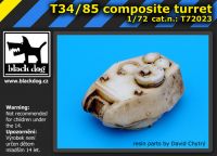 T72023 1/72 T34/85 composite turet Blackdog