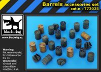 T72025 1/72 Barrels accessories set