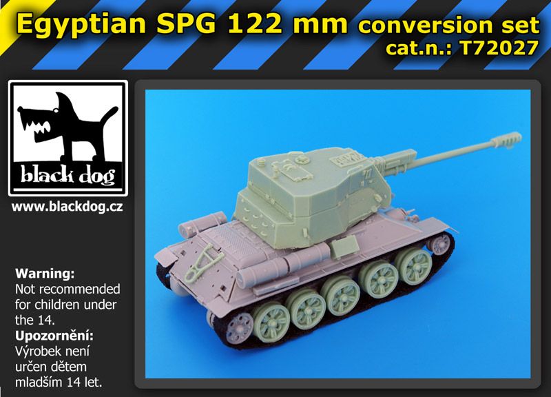 T72027 1/72 egyptian SPG 122 mm Blackdog