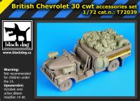 T72039 1/72 British Chevrolet 30 cwt accesories set Blackdog