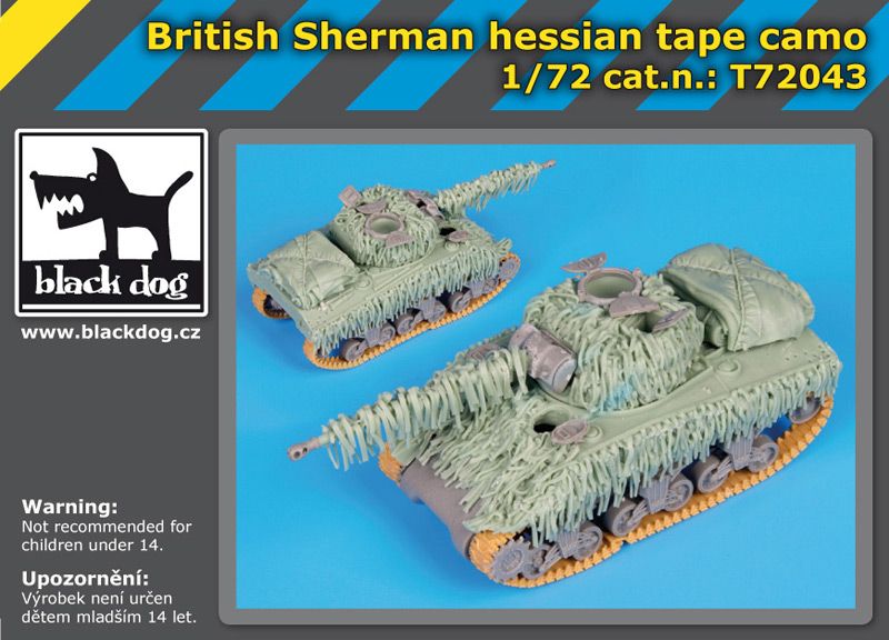 T72043 1/72 British Sterman hessian tape camo Blackdog