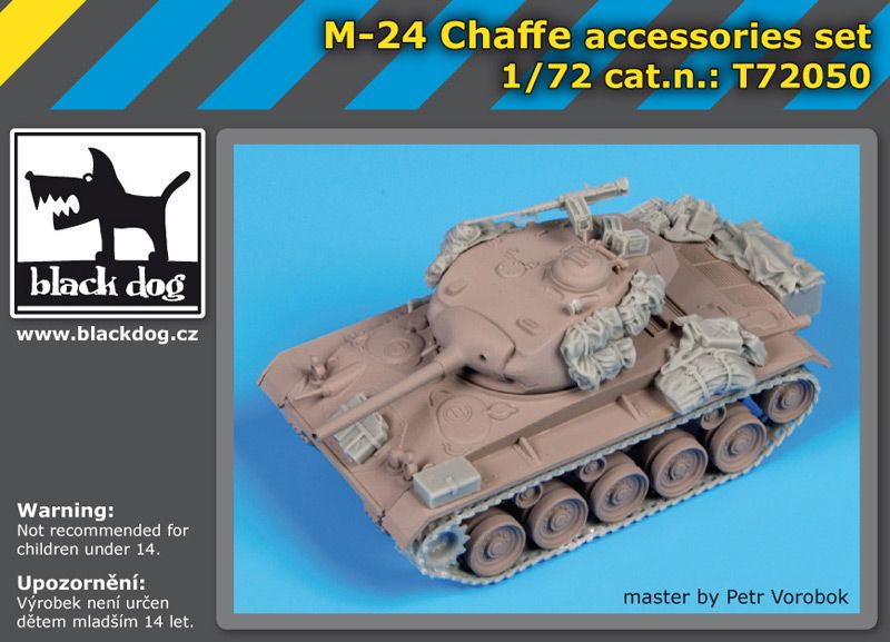 T72050 1/72 M24 Chaffe accessories set Blackdog