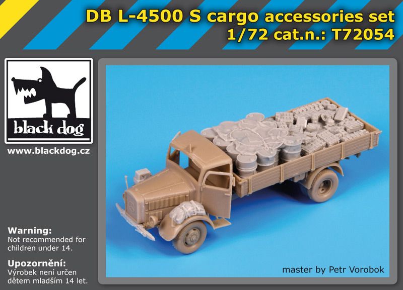 T72054 1/72 DBL-4500 S cargo accessories set Blackdog