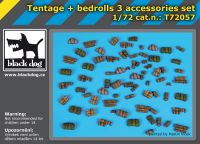 T72057 1/72 Tentage plus bedrols 3 accessories set Blackdog