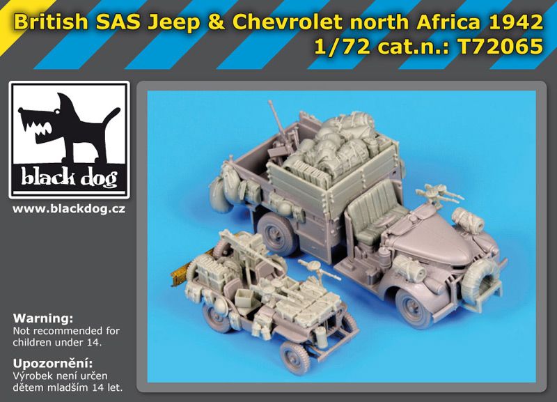 T72065 1/72 British SAS jeep - chevrolet SAS Blackdog