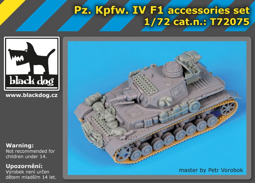 T72075 1/72 Pz. Kpfw IV F1 Blackdog