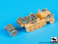 T72080 1/72 Sd.Kfz 10 with Sd.Ah.32 accessories set Blackdog