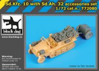T72080 1/72 Sd.Kfz 10 with Sd.Ah.32 accessories set