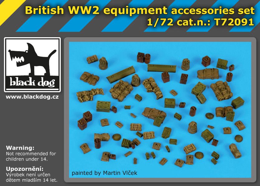 T72091 1/72 British WW II equipment accessories set Blackdog