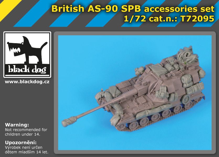 T72095 1/72 British AS-90 SPB accessories set Blackdog