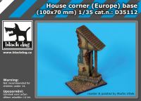 D35112 1/35 House corner (Europe) base Blackdog