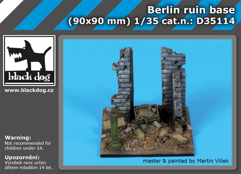 D35114 1/35 Berlin ruin base Blackdog