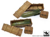 F32106 1/32 WW II Luftwaffe bombs SC250 + crate boxes Blackdog