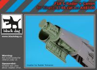 A48109 1/48 F 18 C radar+canon Blackdog