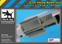 A72095 1/72 S 3 A Viking bomb bay Blackdog