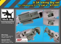 A72097 1/72 S 3 A Viking big set Blackdog