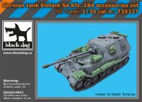 T35227 1/35 German tank Elefant Sd.Kfz 184 accessories set Blackdog