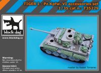 T35229 1/35 Tiger I Pz Kpfw VI accessories set  