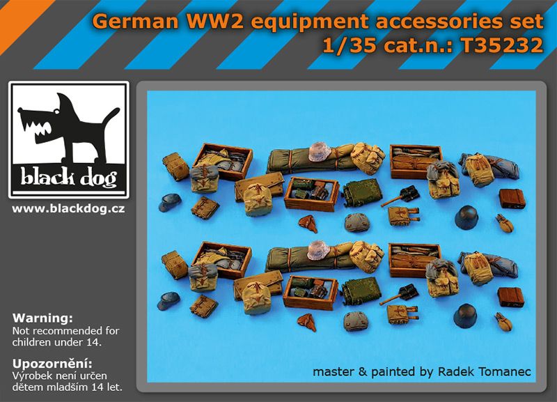 T35232 1/35 German WW 2 equipment accessories set Blackdog