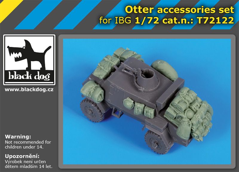 T72122 1/72 Otter accessories set Blackdog