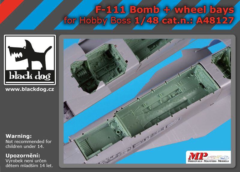 A48127 1/48 F-111 bomb + wheel bay Blackdog