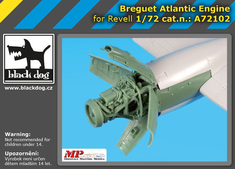A72102 1/72 Breguet Atlantic engine Blackdog