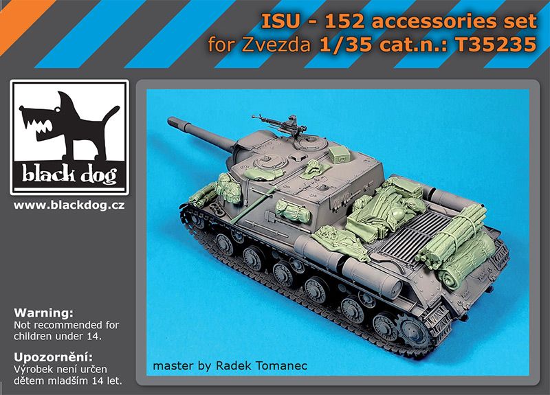 T35235 1/35 ISU-152 accessories set Blackdog