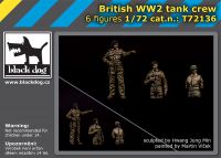 T72136 1/72 British WW II tank crew 
