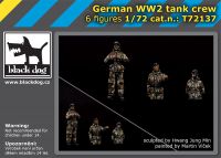 T72137 1/72 German WW II tank crew Blackdog