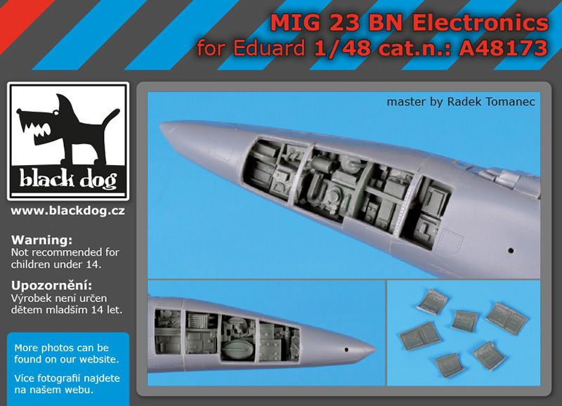 A48173 1/48 Mig 23 BN electronic Blackdog