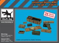T35241 1/35 Universal boxes WWII accessories set