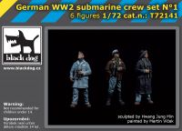 T72141 1/72 German WW II submarine crew set N°1 Blackdog