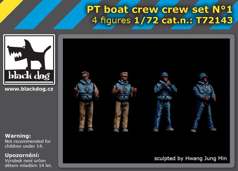 T72143 1/72 PT boat crew set N°1 Blackdog