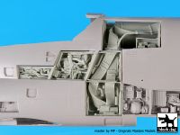 A32009 1/32 A-7 Corsair II magazine+electronics Blackdog
