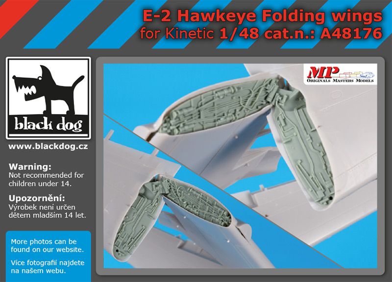 A48176 1/48 E-2 Hawkeye folding wings Blackdog