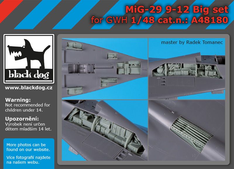 A48180 1/48 Mig-29 9-12 Big set Blackdog