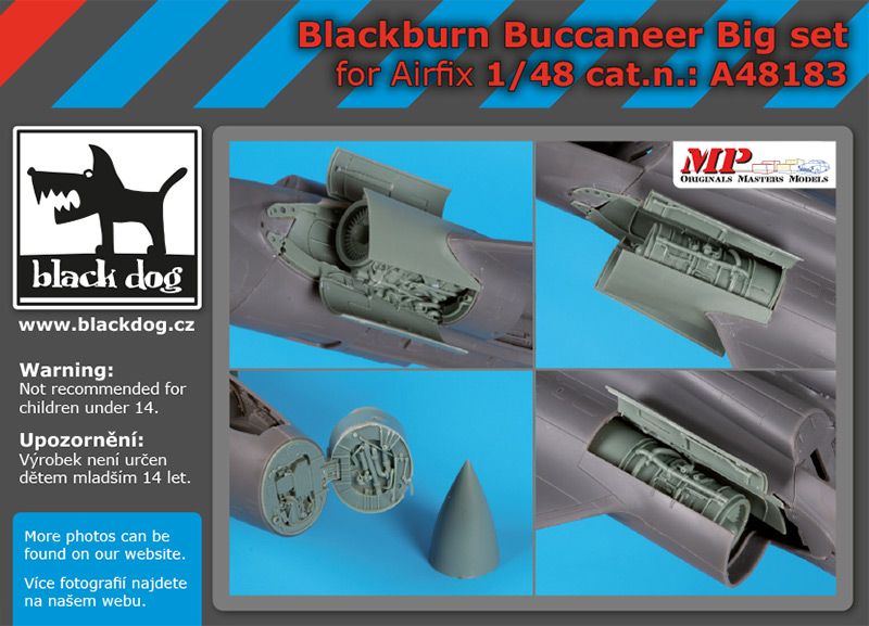 A48183 1/48 Blackburn Buccaneer Big set Blackdog
