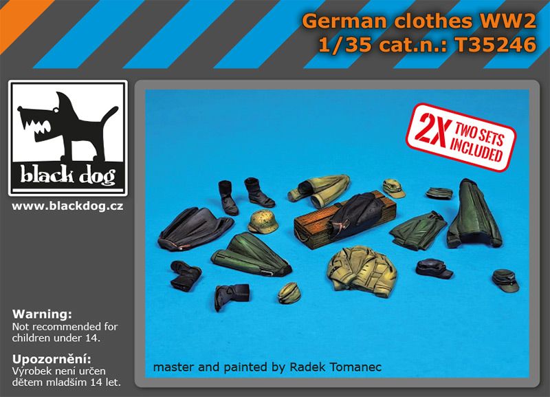 T35246 1/35 German clothes WW II Blackdog