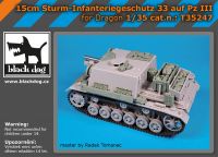 T35247 1/35 Sturm-infanteriegeschutz 33 AUF PZ III Blackdog