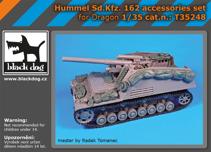 T35248 1/35 Hummel Sd.Kfz 162 accessories set Blackdog