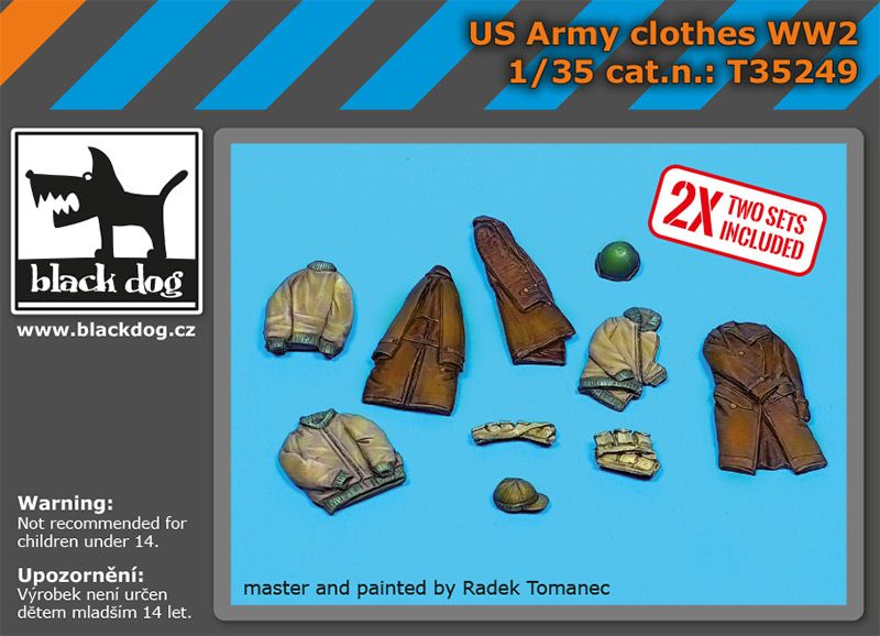 T35249 1/35 US army clothes WW II Blackdog