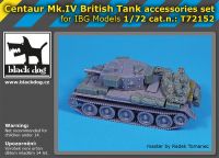 T72152 1/72Centaur Mk IV British tank accessories set Blackdog