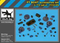 T72155 1/72 PT boat accessories set Blackdog